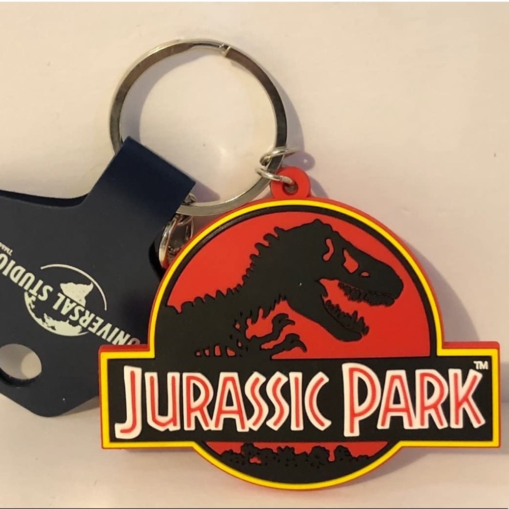 Universal Studios Jurassic Park Rubber Keychain 🦖